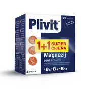 PLIVIT® Magnezij Duo Power Direkt 2x20 vrecica DUOPACK