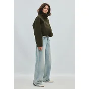 Stradivarius Jakna Balon Kroja Meka Na Dodir Khaki Xs
