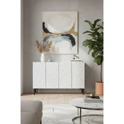 Hanah Home Komoda Ferro 120, Bela