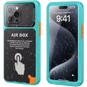 Vodoodporni ovitek ShellBox AirBox IP68 za iPhone 12/12 Pro/13/13 Pro/14/14 Pro/15/15 Pro/16 - blue