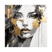 Canvas Slika na platnu Sanjivi pogled, 60 x 60 cm