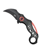 SC3 Nož Karambit K29, črn/rdeč