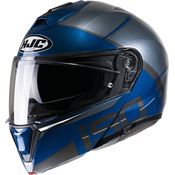 HJC i90 May MC2 motoristična čelada sivo-modra
