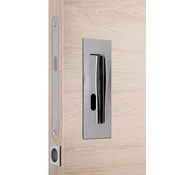 SET za drsna vrata TWIN KIT QUATRO (CH - sijajni krom), WC ključ, Twin CH (sijajni krom)