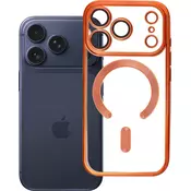 Ovitek za iPhone 17 PRO Electro Mag združljiv z MagSafe oranžen