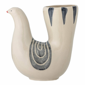 Kremno bela lončena ročno poslikana vaza (višina 19 cm) Trudy – Bloomingville