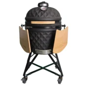 Keramični žar Kamado Pro 21” Diamond - črn
