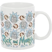 Stor Keramični vrč 325 ml Rick & Morty Faces
