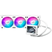 ASUS ROG Ryujin III 360 ARGB Extreme White Edition vodno hlajenje za procesor, trije 120mm ARGB ventilatorji, Aura Sync, belo - 90RC0132-M0EAY0-A