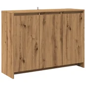 Vidaxl Komoda artisan hrast 102x33x75 cm inženirski les