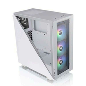 Thermaltake Divider 300 TG Snow ARGB Midi Tower ohišje z 3 prednameščenimi sprednjimi in 1 zadnjim ventilatorjem
