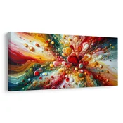 Slika dinamična harmonija barv - 120x60