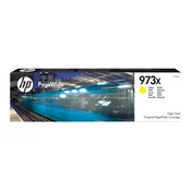 Originalna HP 973X rumena kartuša PageWide z visoko zmogljivostjo
