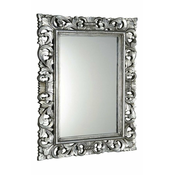 Ogledalo z okvirjem SCULE, 70 x 100 cm, Silver Antique - Srebrna - 24 - Masivni les - Sapho - 70.00 - Glamour - Ogledala v okvirju - 70x100 cm - 100.00