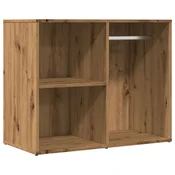 Vidaxl Garderobna omarica artisan hrast 80x40x65 cm inženirski les