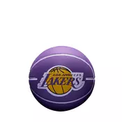 Wilson NBA DRIBBLER LA LAKERS, mini košarkaška lopta, ljubicasta WTB1100PDQLAL