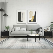 Stolici za kavu 2 kom crni 50x50x40 cm od konstruiranog drva