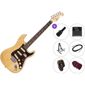 SX SST/ASH/R Premium SET Natural-Rosewood Električna kitara