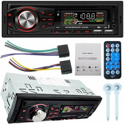 Dexxer 12V 1DIN avtoradio MP3 2x USB SD MMC Bluetooth 4x60W