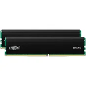 Crucial DRAM Pro OC Overclocking 32GB Kit (2X16GB) DDR5-6400 CL38 Black CP2K16G64C38U5B