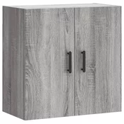 MAISON CHIC Stenska omarica - Zidna omarica siva sonoma 60x31x60 cm inženirski les iu110, (22062391)