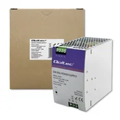 Industrijski napajalnik za DIN letev Qoltec | 480 W | 24 V | 20 A