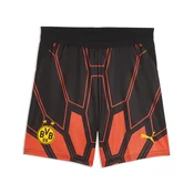 PUMA Borussia Dortmund 26/27 Goalkeeper Shorts Youth, Clothing, Hot Heat/Black, 15-16Y