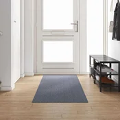 Tepih trkac Svijetlo siva 80 x 300 cm tkanina