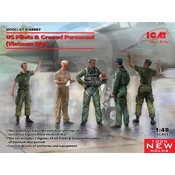 ICM ICM48087 Ameriški piloti in kopenska oprema Vietnamska vojna 1:48