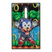 Sonic the Hedgehog pokretni bedž, 50 x 30 mm, tiraž 9.995