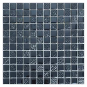 Mozaik May Crystal Mosaic Charming Black, (2,3x2,3 cm), sjaj i mat, dekor