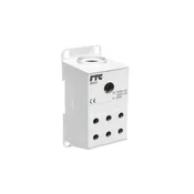 shumee Razdelilna enota CU z 1 potencialom, 175 A, vhodi: 1 x 95 - 240 mm2 (žica) ali 1 x 70 - 185 mm2 (vejasta), izhodi: 6 x 10 -50