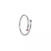 Ženski victoria cruz iris multicolor crystal prsten sa swarovski kristalima ( a3560-mha )