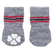 Trixie Carape za pse Non Slip, sive - L–XL