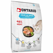 Hrana za mačke Ontario Cat Hair & Skin 6,5 kg