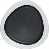 LE COQ Persephone plitvi krožnik, o: 225 mm, črna/bela (12 kos)