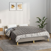 Greatstore Obtežena odeja siva 120x180 cm 9 kg blago