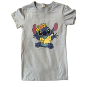 Divars Majica za devojcice sa štampom Stitch, Plava