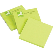 Lističi samolepilni  76x76mm 75 listov Q-Connect Brilliant green KF10515
