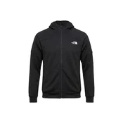 THE NORTH FACE Športna jopa na zadrgo črna/bela