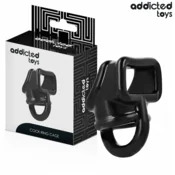 EREKCIJSKI OBROČEK Addicted Toys Penis Cage Black