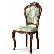 Casa Padrino Luxury Baroque Dining Room Chair Colorful/Brown/Gold - Baroque Furniture - Made in Italy