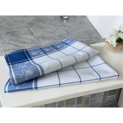 Kuhinjska krpa 50x70cm model kocka, Plava