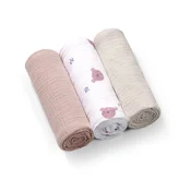 BabyOno Tetra plenice Muslin Medo, roza