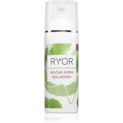 RYOR Kolagen+ nočna krema za podporo proizvajanju kolagena 50 ml