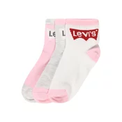 LEVIS ® Nogavice BATWING pegasto siva/svetlo roza/rdeča/bela
