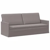 vidaXL 3-sedna sofa Taupe 190 x 81 x 82 cm Blago