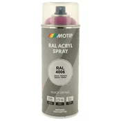 Industrijski akrilni lak sprej RAL HG 400ml Motip - RAL 4006 prometno vijolična