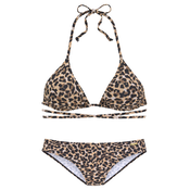 BRUNO BANANI Bikini ecru/pesek/rjava/črna