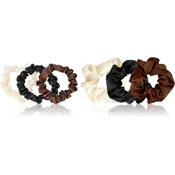 Brushworks Everyday Satin Scrunchie Set elastike za lase 6 kos